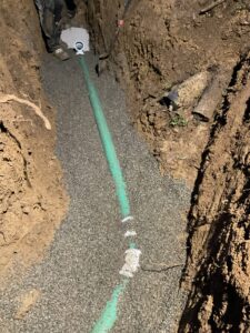 brand new sewer line replacement