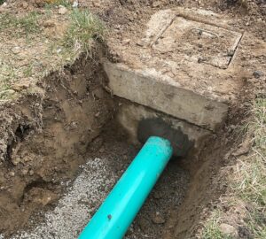 Sewer Line Installation Buried